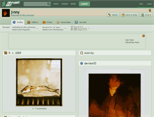 Tablet Screenshot of j-nny.deviantart.com
