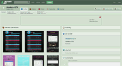 Desktop Screenshot of modern-gfx.deviantart.com