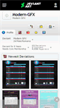 Mobile Screenshot of modern-gfx.deviantart.com