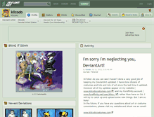 Tablet Screenshot of kilcodo.deviantart.com