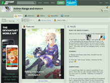 Tablet Screenshot of anime-manga-and-more.deviantart.com