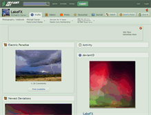 Tablet Screenshot of lakefx.deviantart.com