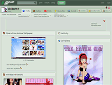 Tablet Screenshot of chidori69.deviantart.com