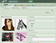 Tablet Screenshot of nayag.deviantart.com