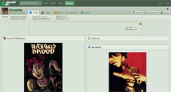 Desktop Screenshot of cinnakitty.deviantart.com