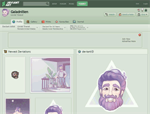 Tablet Screenshot of galadnilien.deviantart.com