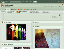 Tablet Screenshot of nikilemonade.deviantart.com