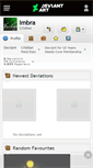 Mobile Screenshot of imbra.deviantart.com