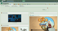Desktop Screenshot of norsehound.deviantart.com