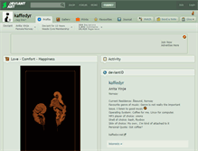Tablet Screenshot of kaffedyr.deviantart.com