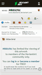 Mobile Screenshot of mikkichic.deviantart.com
