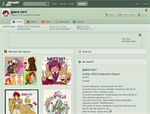 Tablet Screenshot of gaara-navi.deviantart.com