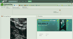 Desktop Screenshot of clockworktree.deviantart.com