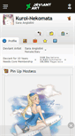 Mobile Screenshot of kuroi-nekomata.deviantart.com