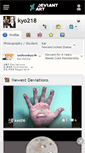 Mobile Screenshot of kyo218.deviantart.com