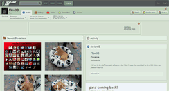 Desktop Screenshot of flowx3.deviantart.com