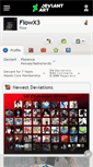 Mobile Screenshot of flowx3.deviantart.com