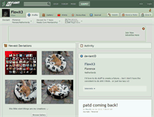 Tablet Screenshot of flowx3.deviantart.com