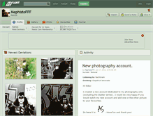 Tablet Screenshot of mephistofff.deviantart.com