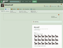 Tablet Screenshot of nekoschweif.deviantart.com