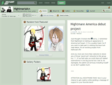 Tablet Screenshot of nightmarism.deviantart.com