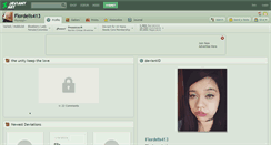 Desktop Screenshot of flordelis413.deviantart.com