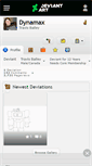 Mobile Screenshot of dynamax.deviantart.com
