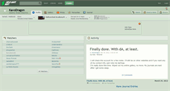 Desktop Screenshot of kavodragon.deviantart.com