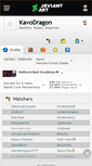 Mobile Screenshot of kavodragon.deviantart.com