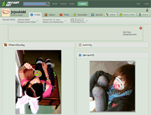 Tablet Screenshot of jojoxkidd.deviantart.com