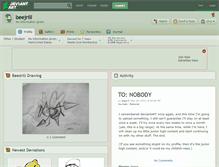 Tablet Screenshot of beejrill.deviantart.com