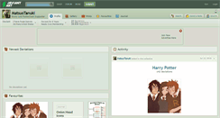 Desktop Screenshot of matsuotanuki.deviantart.com