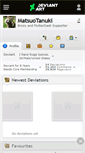 Mobile Screenshot of matsuotanuki.deviantart.com
