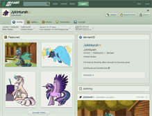 Tablet Screenshot of jykinturah.deviantart.com