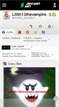 Mobile Screenshot of lilith13thevampire.deviantart.com