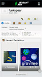 Mobile Screenshot of funkypear.deviantart.com