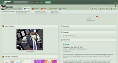 Desktop Screenshot of kayote.deviantart.com