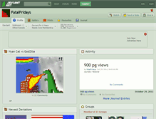 Tablet Screenshot of fatalfridays.deviantart.com
