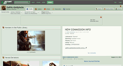 Desktop Screenshot of gothic-goldylocks.deviantart.com
