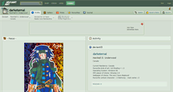 Desktop Screenshot of darketernal.deviantart.com