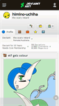 Mobile Screenshot of himino-uchiha.deviantart.com