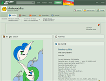 Tablet Screenshot of himino-uchiha.deviantart.com