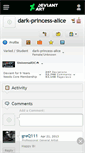 Mobile Screenshot of dark-princess-alice.deviantart.com