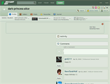 Tablet Screenshot of dark-princess-alice.deviantart.com