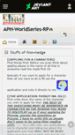 Mobile Screenshot of aph-worldseries-rp.deviantart.com