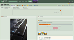Desktop Screenshot of mik7649.deviantart.com