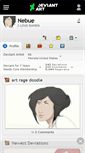 Mobile Screenshot of nebue.deviantart.com