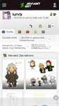 Mobile Screenshot of lurvis.deviantart.com