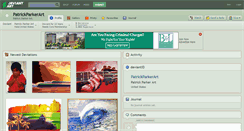 Desktop Screenshot of patrickparkerart.deviantart.com