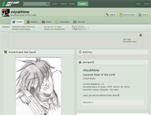 Tablet Screenshot of miyukihime.deviantart.com
